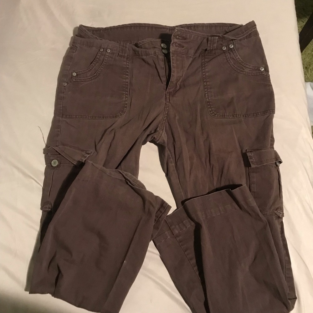 Y2K Brown faded glory pants